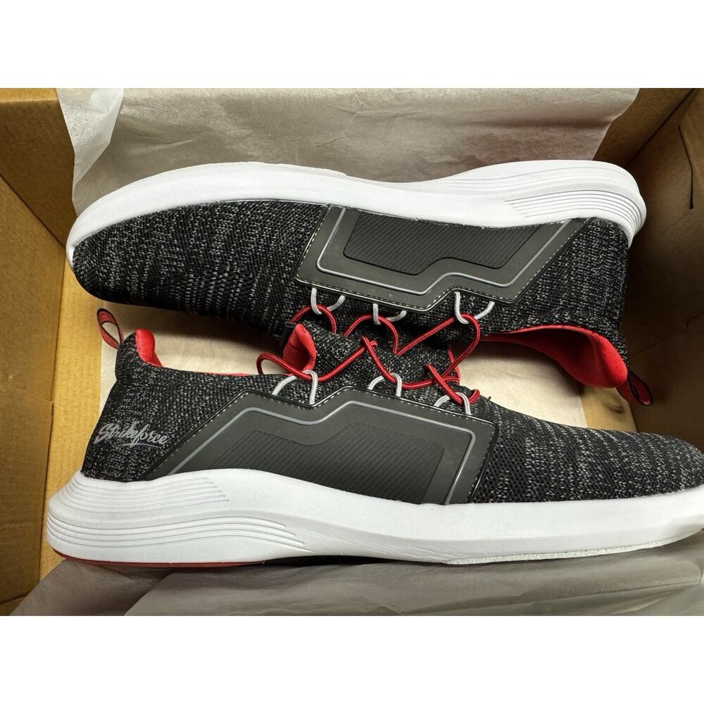 Men’s Bowling Shoes Size 12 NIB KR Strikeforce Patriot Red Black No-Tie